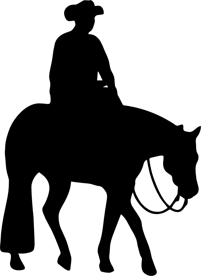 Aufkleber mit Pferdemotiv