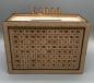 Preview: Sparbox mit Sparziel, Spardose  mit unterschiedlichen Beträgen, Sparbox aus Holz mit Zahlen zum Ankreuzen
