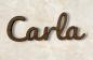 Preview: Schriftzug Carla aus Vollholz - verschiedene Größen