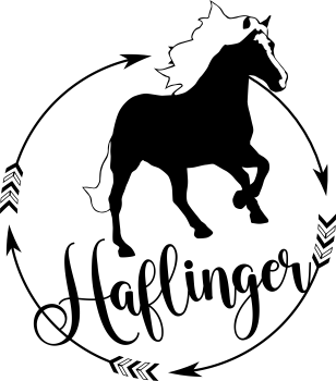 Aufkleber Haflinger 2