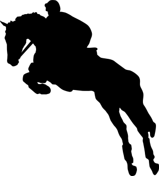 Aufkleber Springen