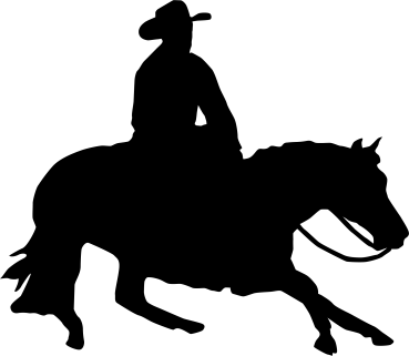 Aufkleber Cutting Horse