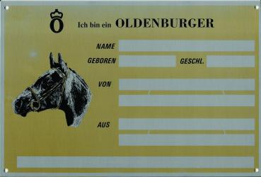 Oldenburger Boxenschild