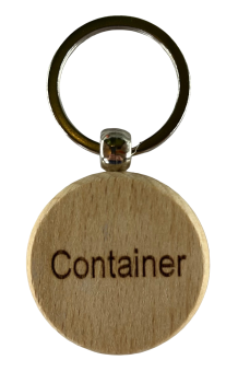 Schlüsselanhänger rund ( D= 4 cm )