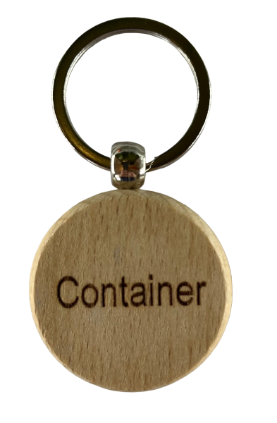 Schlüsselanhänger rund ( D= 4 cm )
