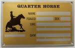 Boxenschild Quarter Horse